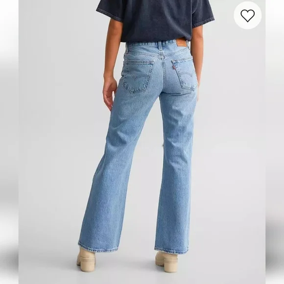 Levis Baggy Bootcut Denim Jeans Size 27 - Picture 2 of 11